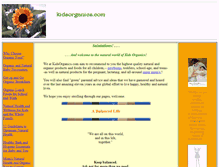 Tablet Screenshot of kidsorganics.com